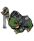 Frog Knight At Your Service