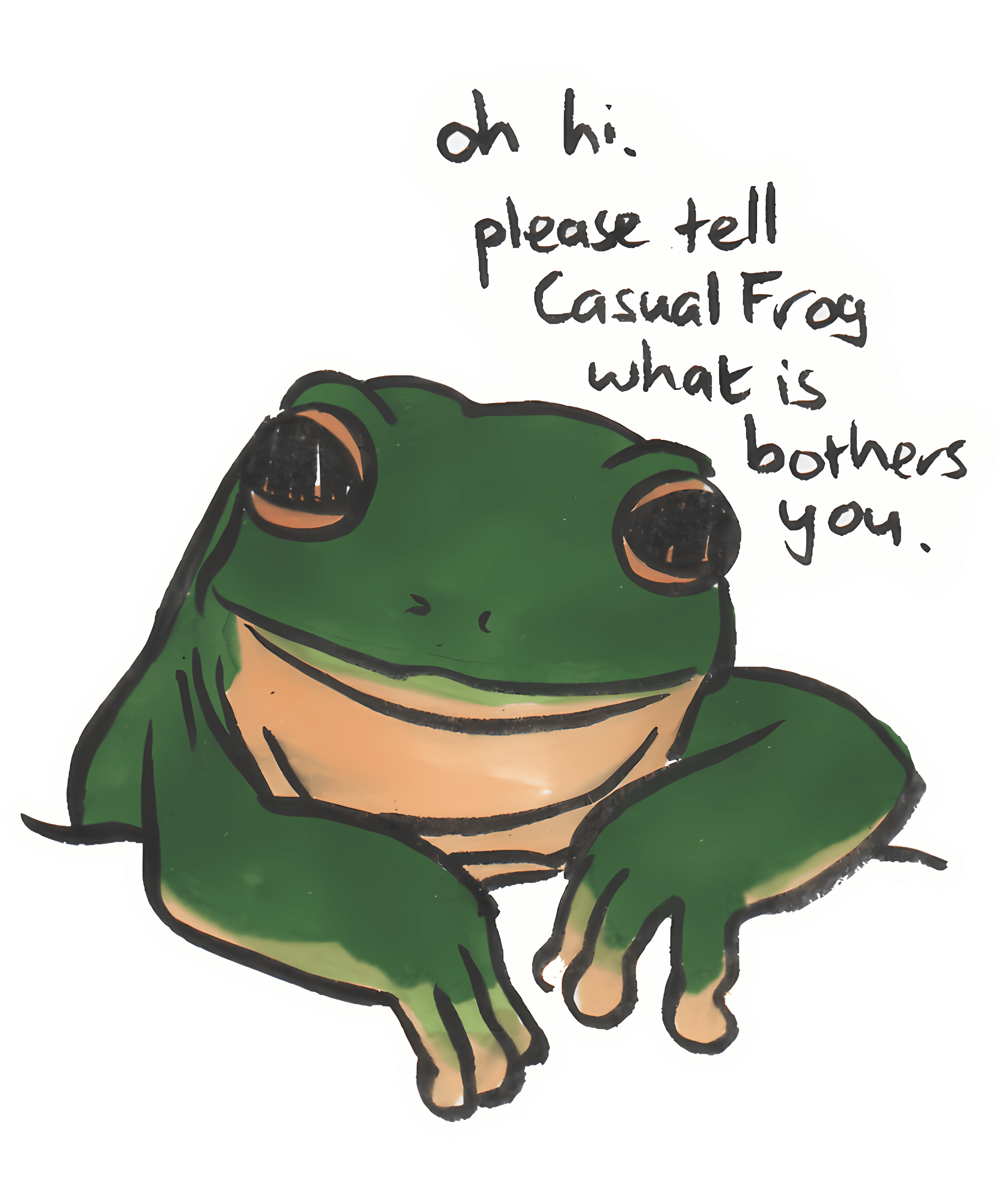 Talk To Casual Frog