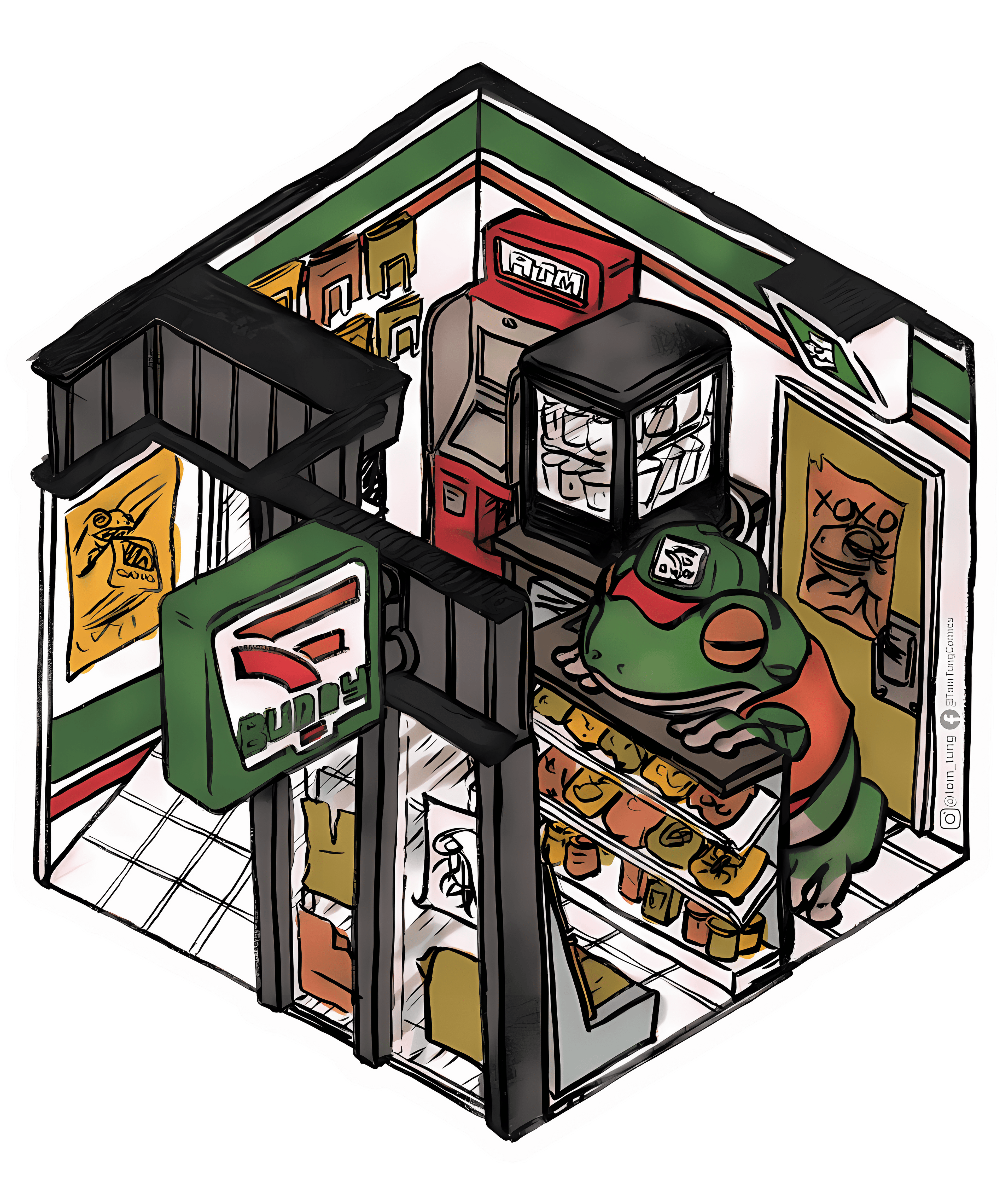 Konbini Frog